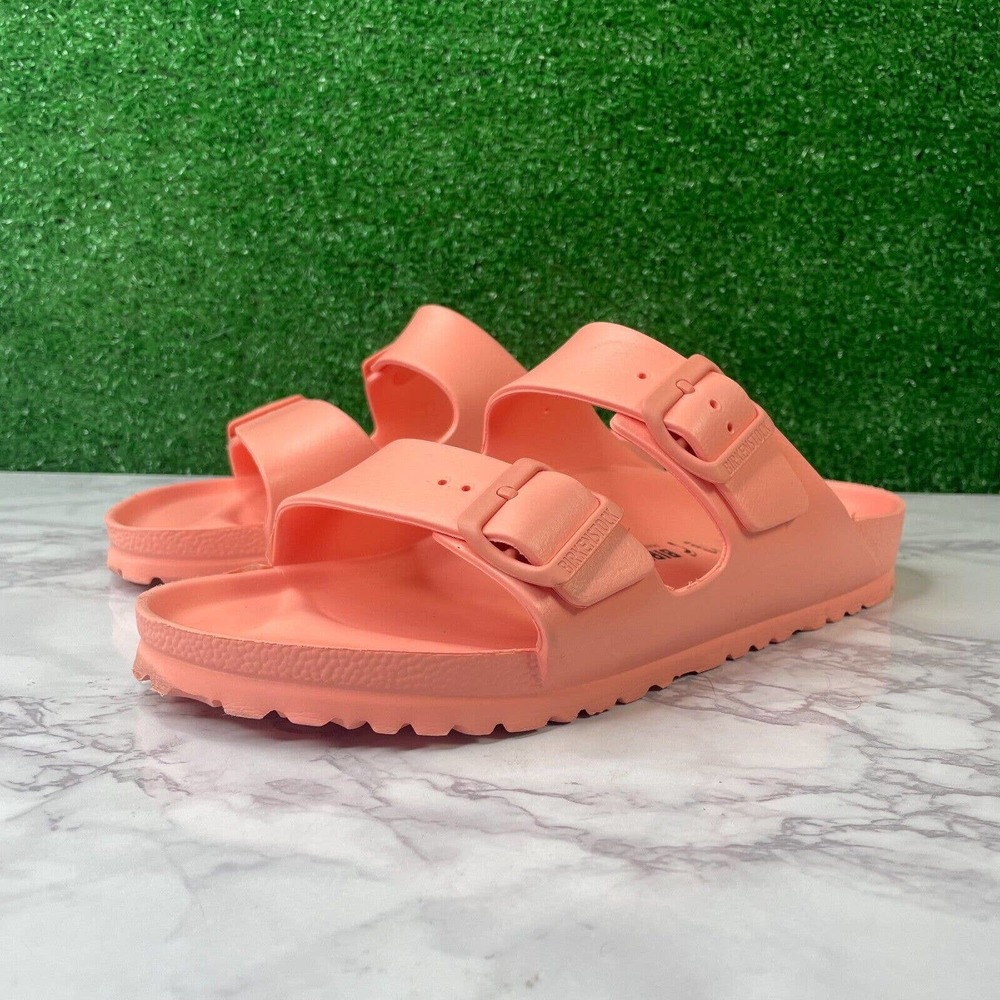 Birkenstock Arizona Women's EU 41 US 9.5 Essentials Beach Sandals Pink Rubber